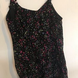 Decree Tops - Black lacy tank top Decree Tops - Black lacy tank top